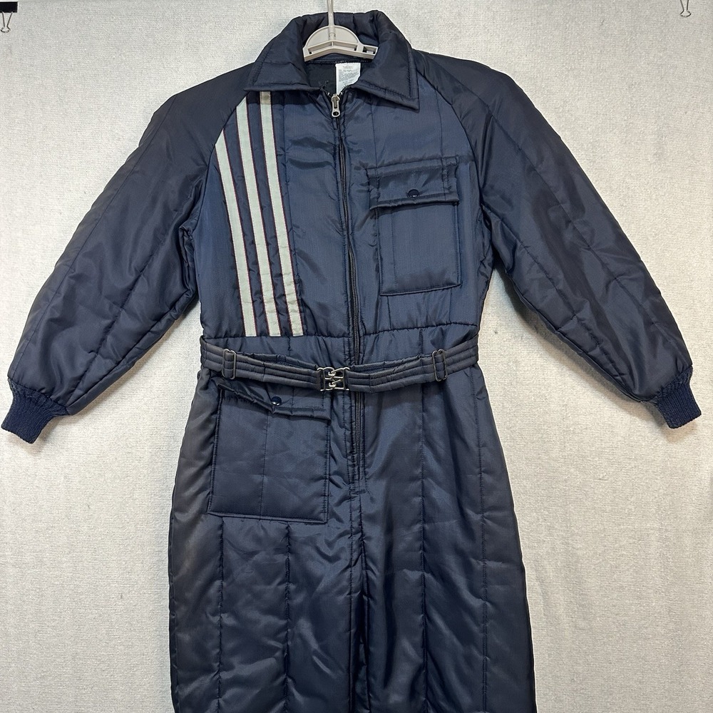 VTG Walls Blizzard-Pruf One‎ Piece Snowsuit Medium Insulated Navy Blue